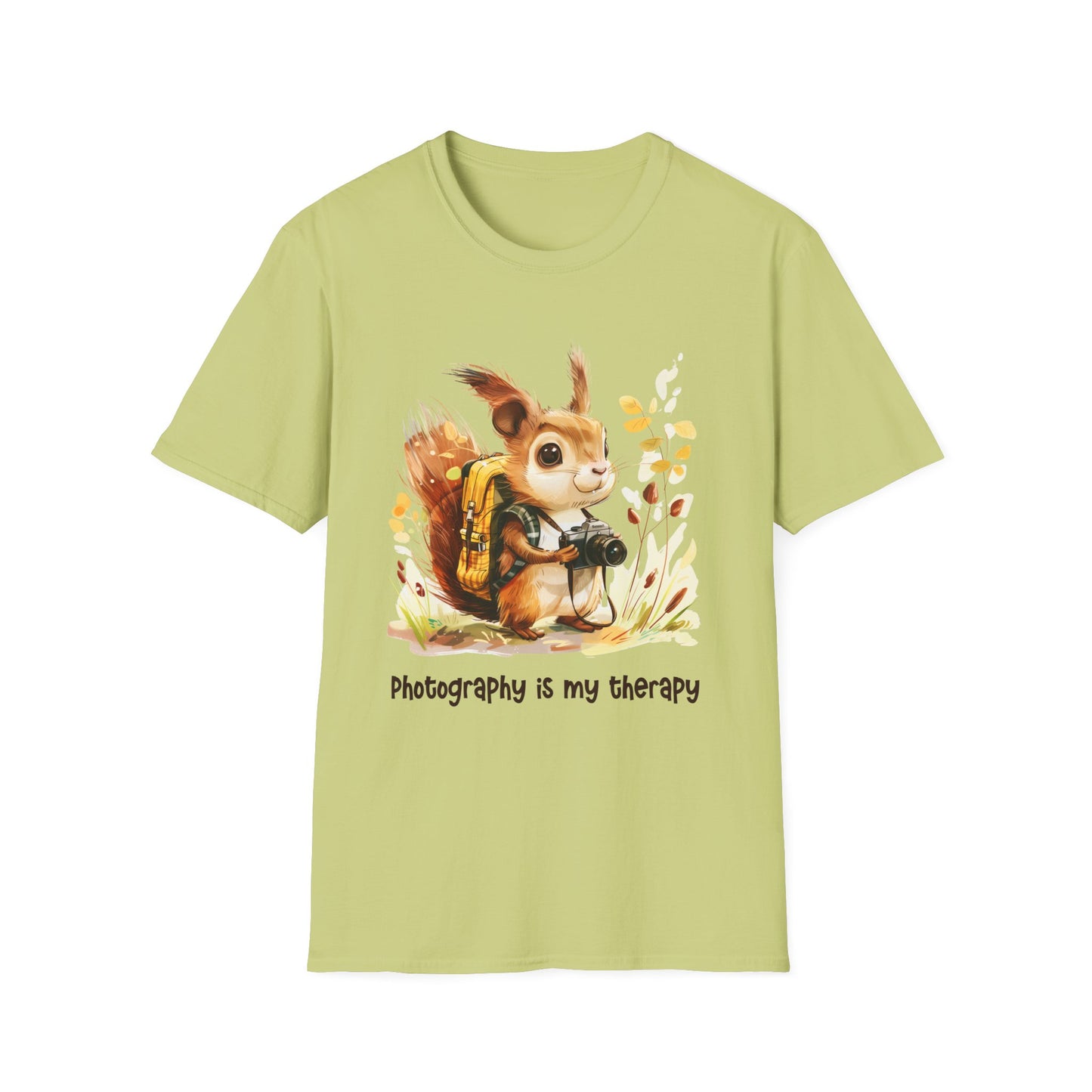 Squirrel Photographer Softstyle T-Shirt