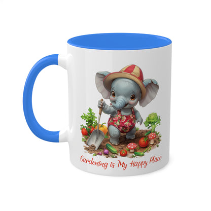 Elephant Gardener Mug