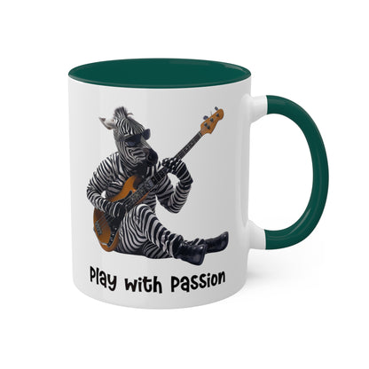 Zebra Musician Mug