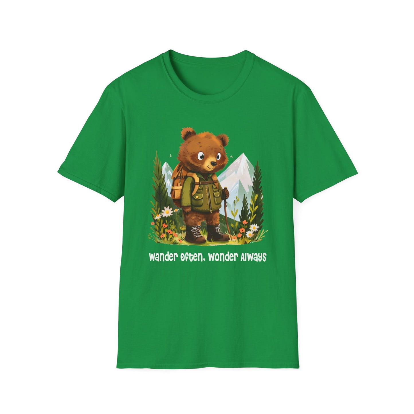 Bear Hiker Softstyle T-Shirt