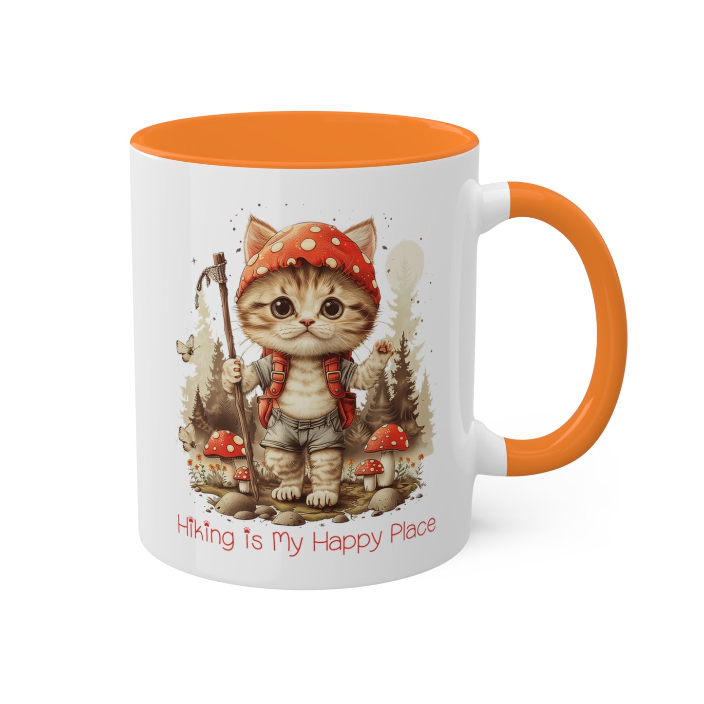 Cat Hiker Mug