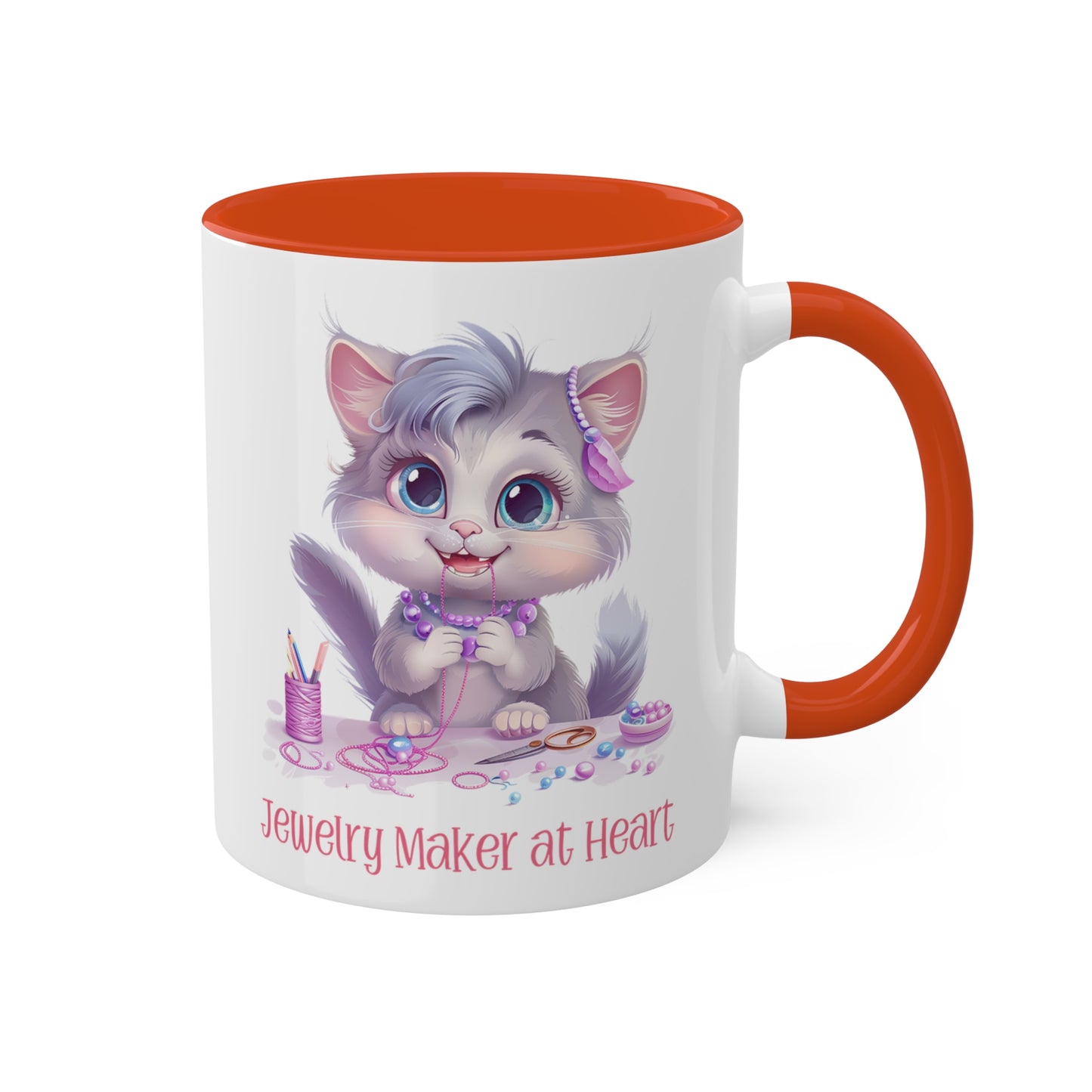 Kitty Cat Jewelry Maker Mug