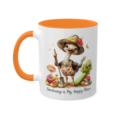 Ostrich Gardener Mug