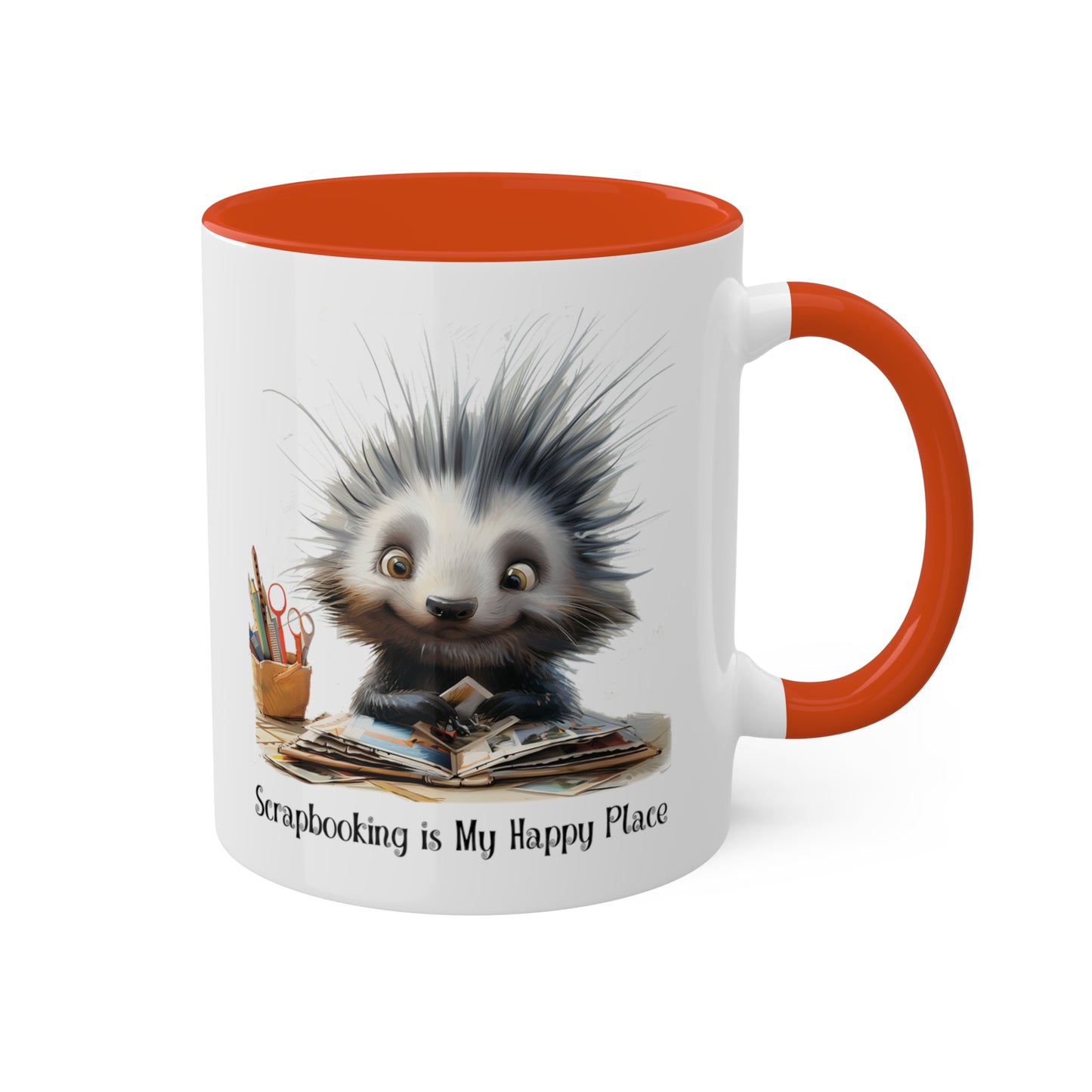 Porcupine Scrapbooking Mug