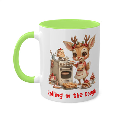 Deer Christmas Baker Mug