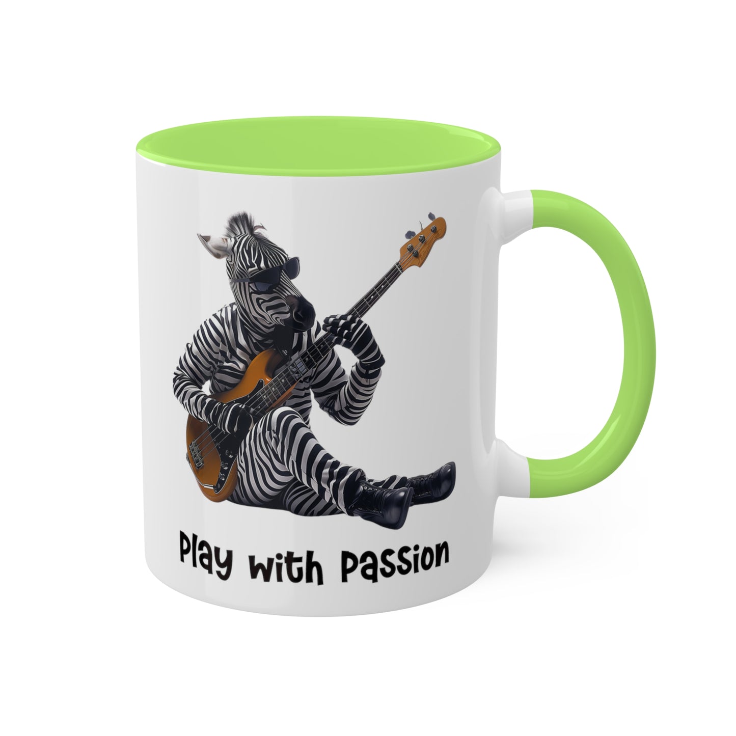 Zebra Musician Mug