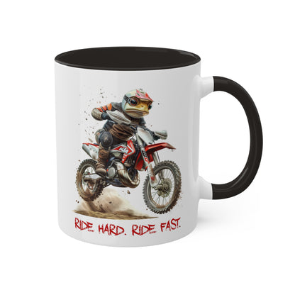 Frog Dirt Biker Mug