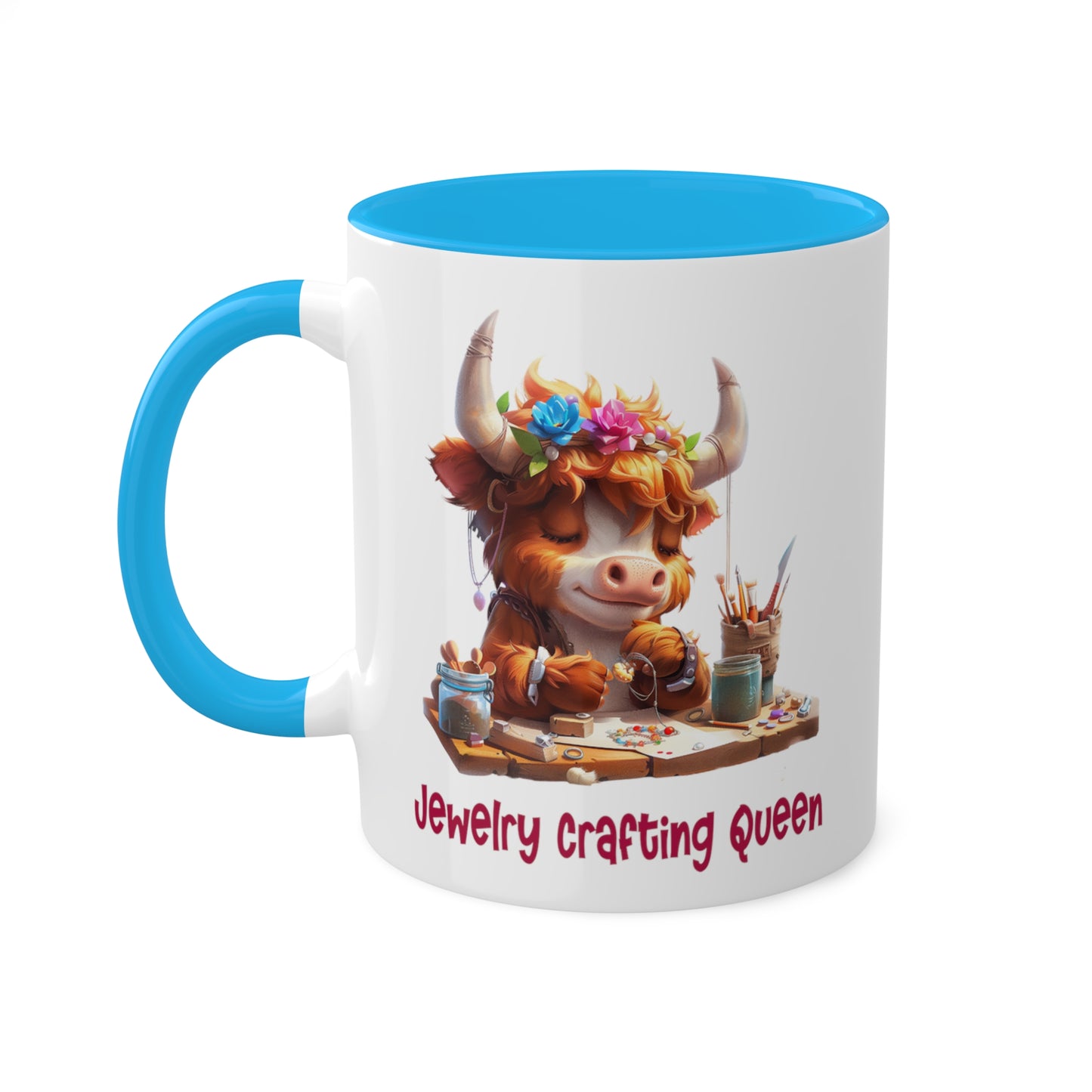 Highland Cow Jewelry Maker Mug