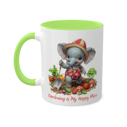 Elephant Gardener Mug