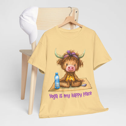 Highland Cow Yoga Tee