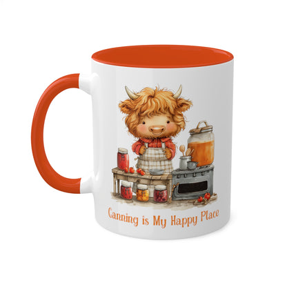 Highland Cow Canner Mug