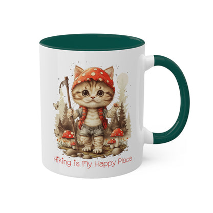 Cat Hiker Mug