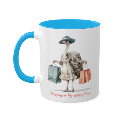 Ostrich Shopper Mug