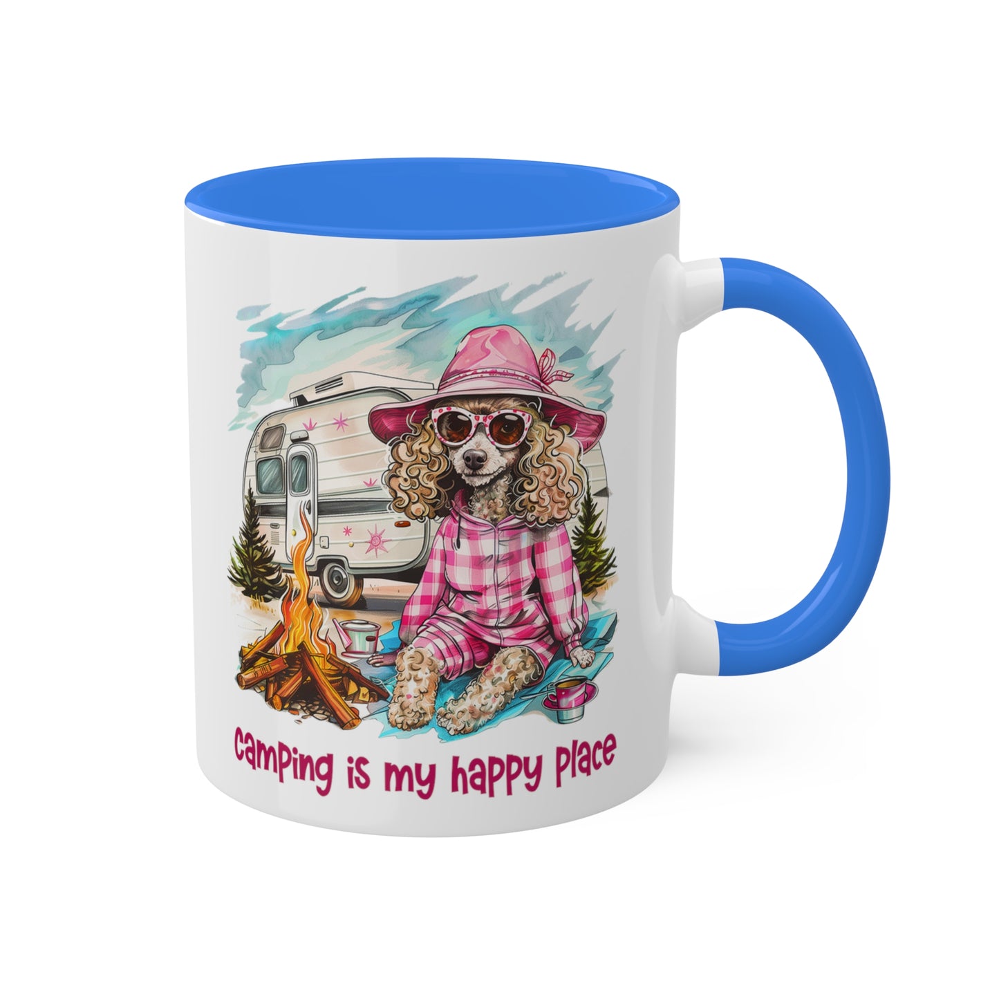 Poodle Camper Mug