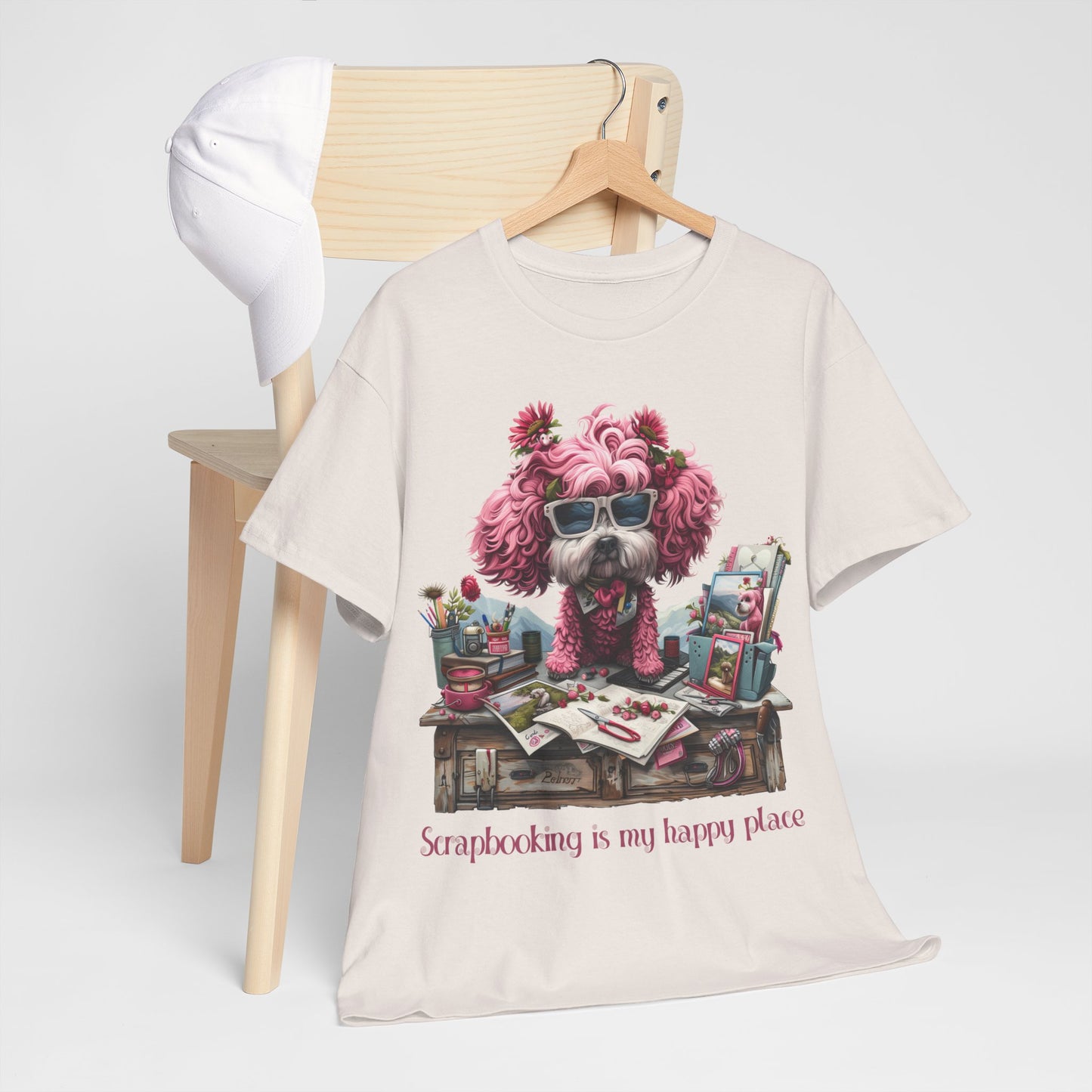 Poodle Scrapbooker Tee