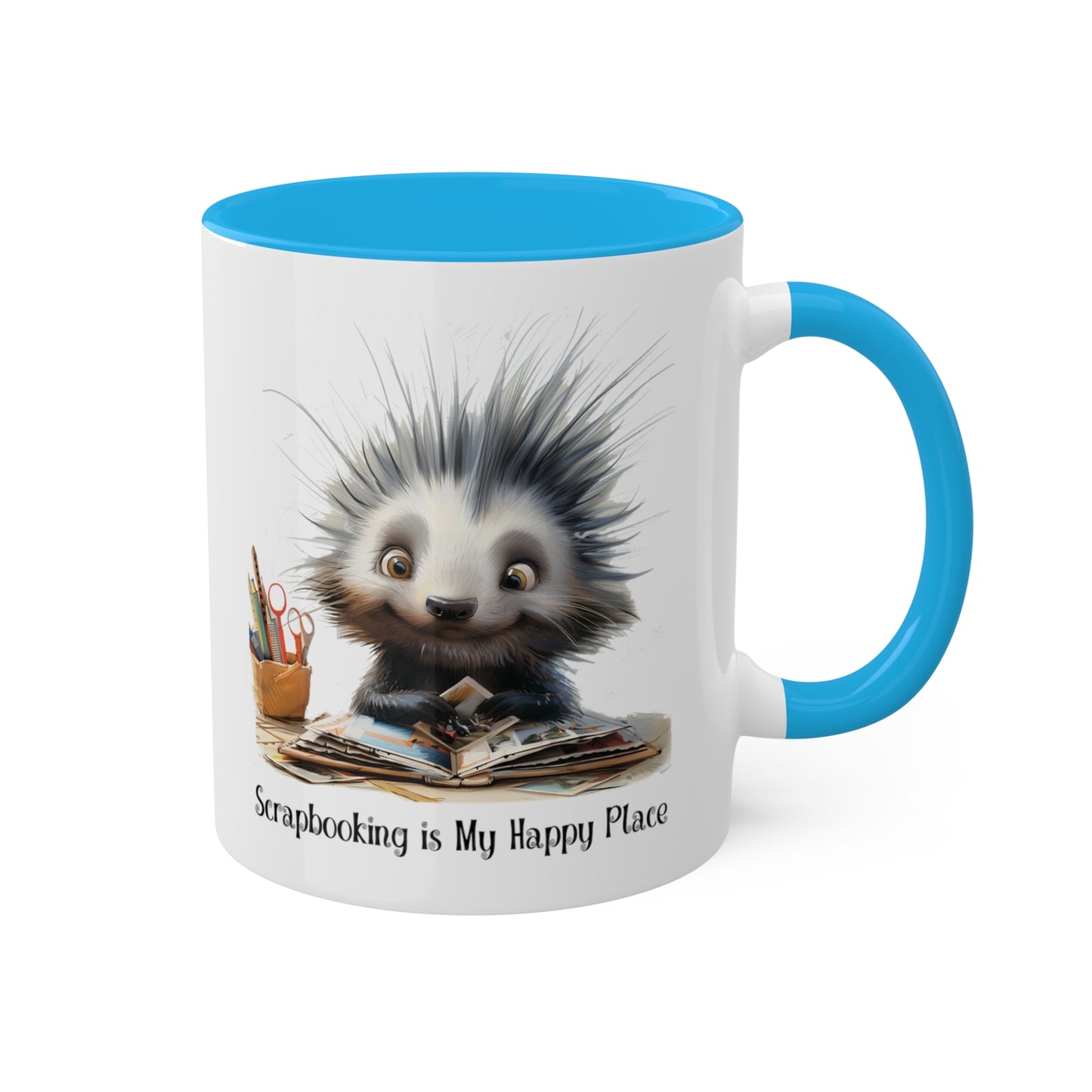 Porcupine Scrapbooking Mug