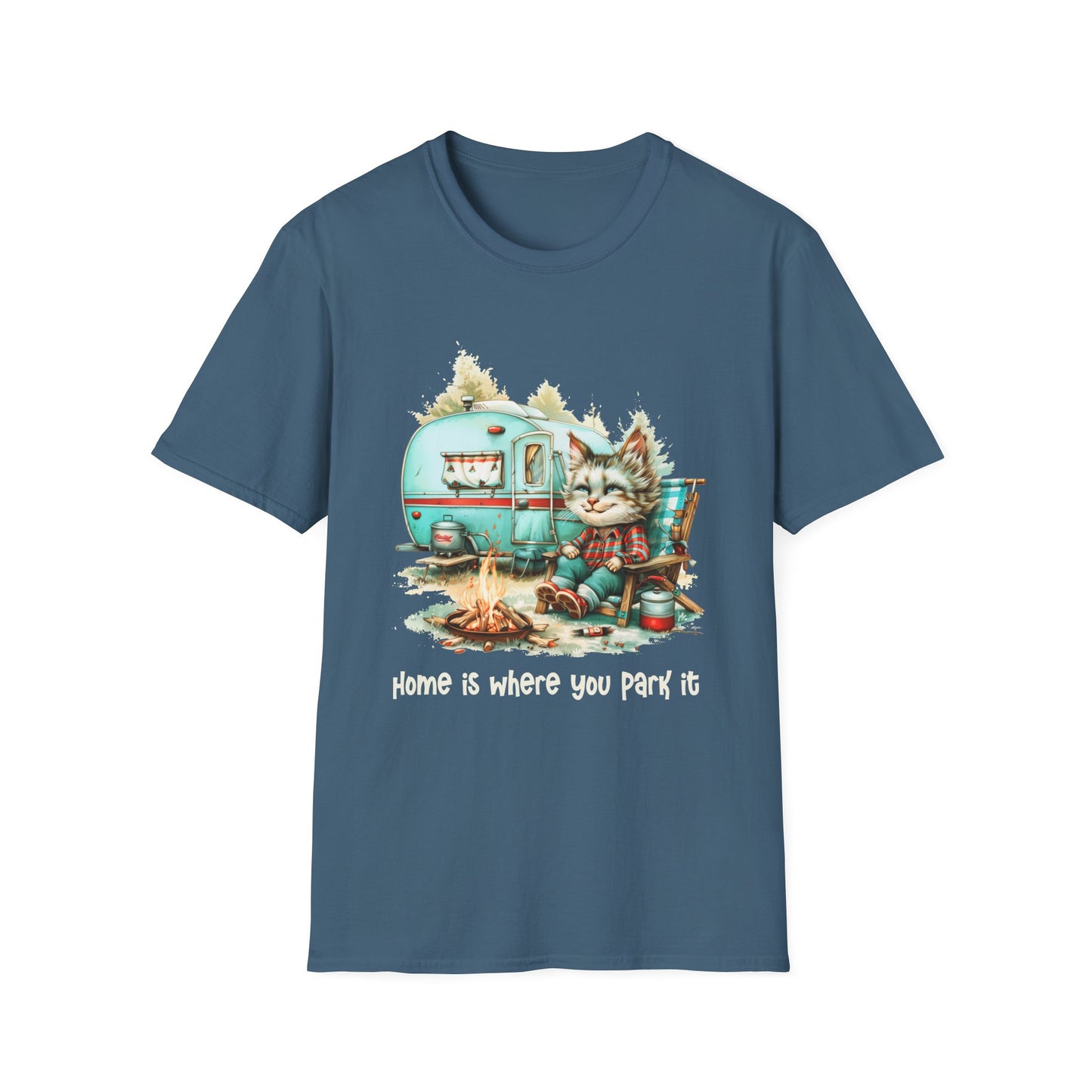 Cat Camper Softstyle T-Shirt