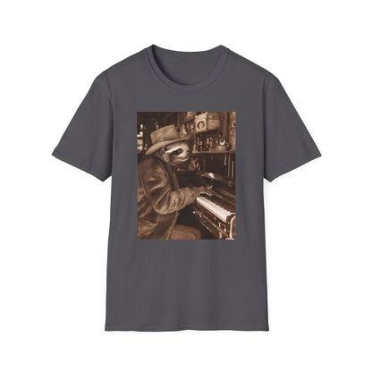 Vintage Western Sloth Piano Softstyle T-Shirt