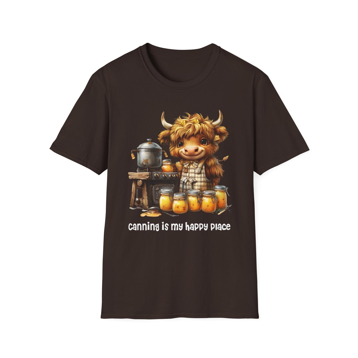 Highland Cow Canning Softstyle T-Shirt