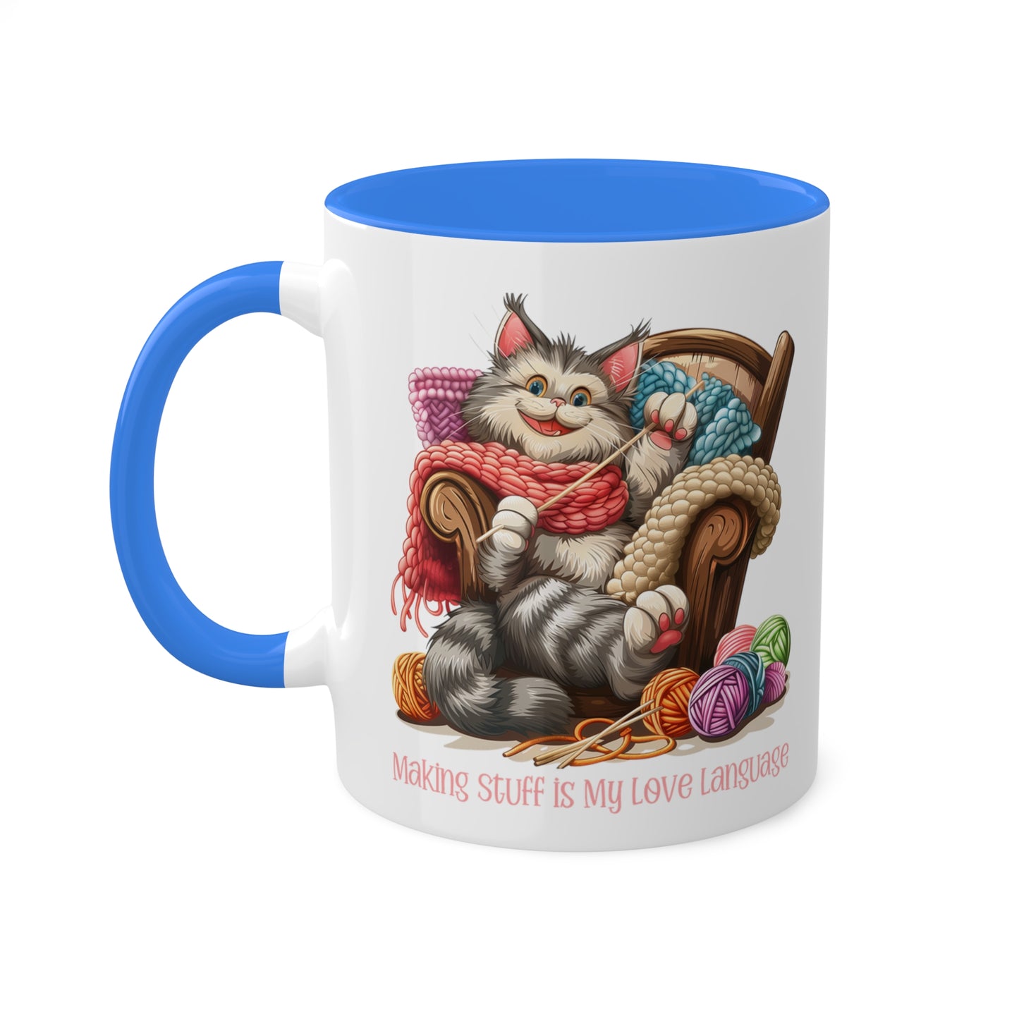 Cat Crocheter Mug