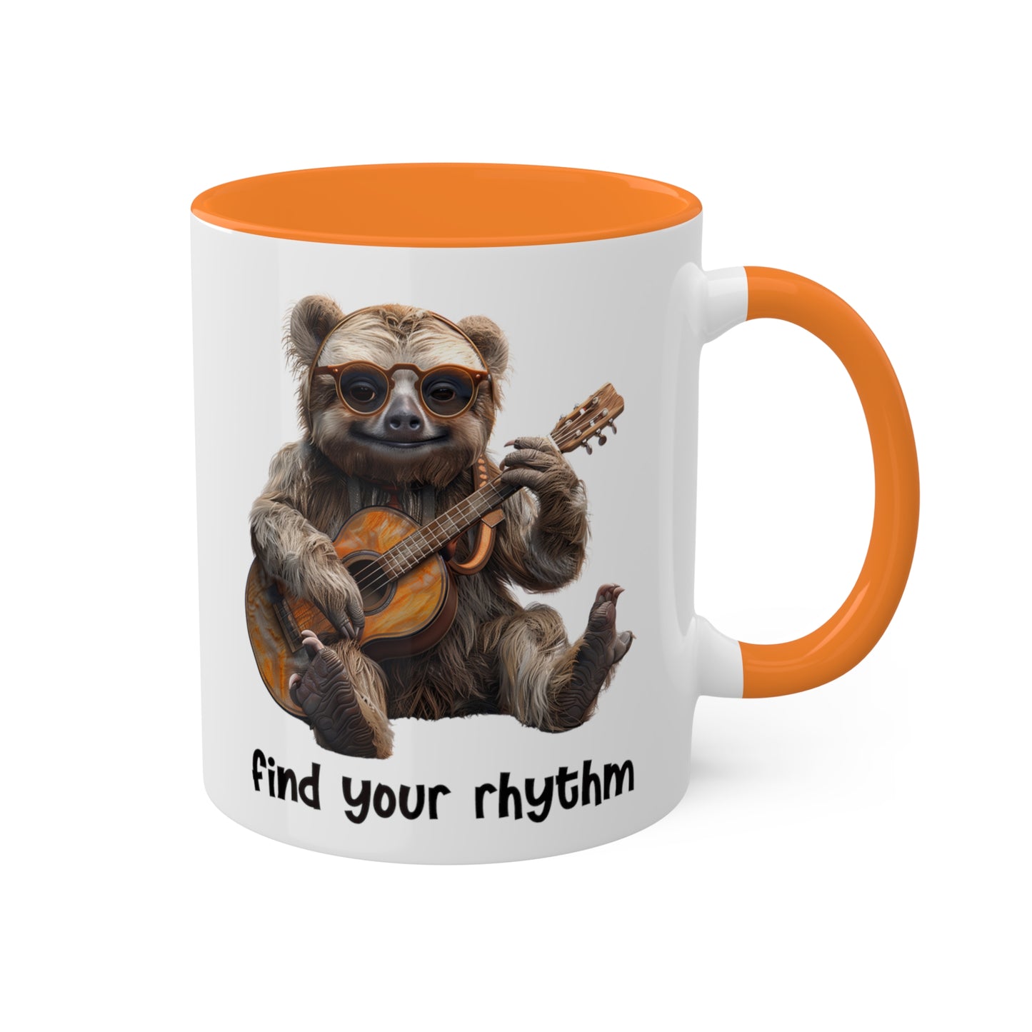 Sloth Musician Mug