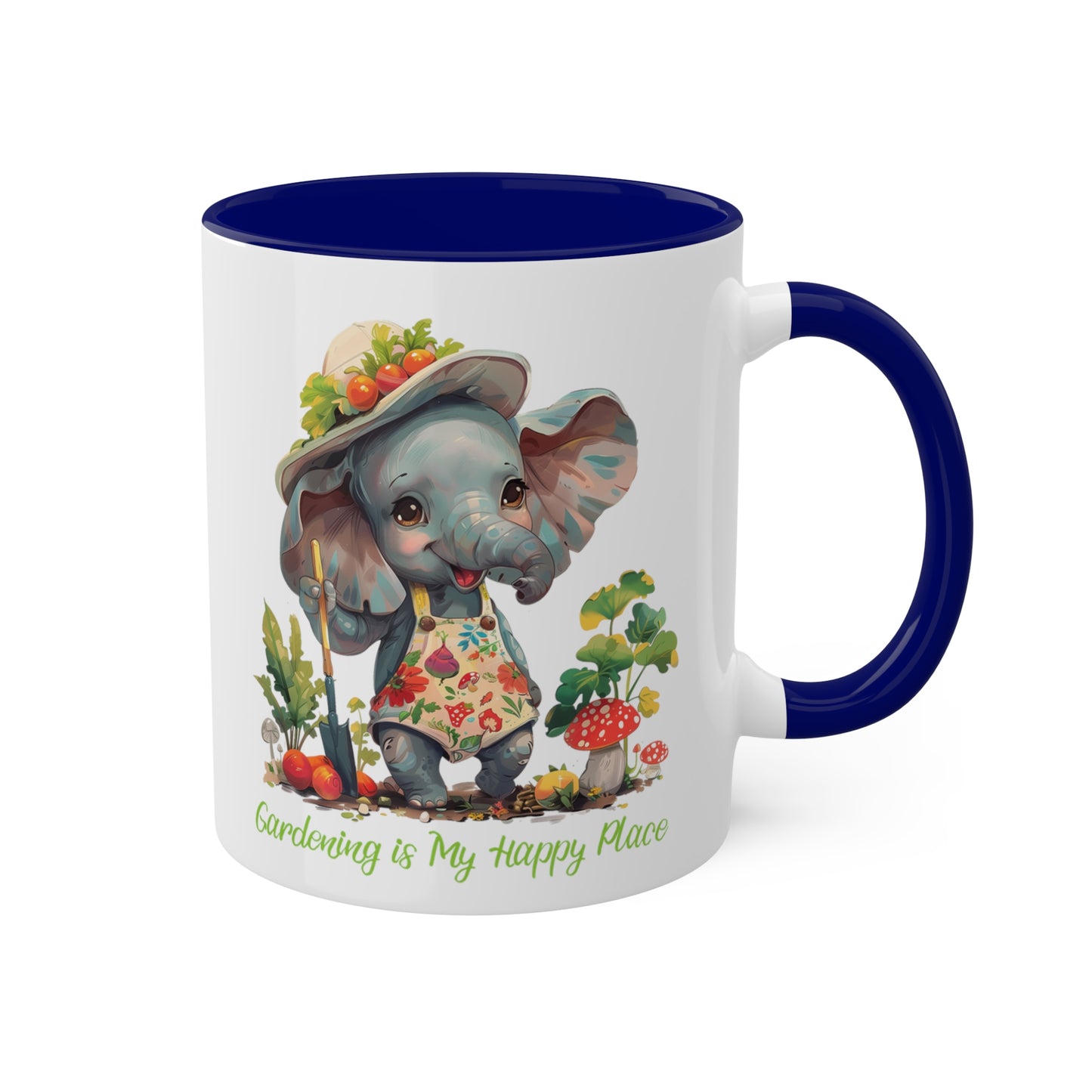 Elephant Gardener Mug