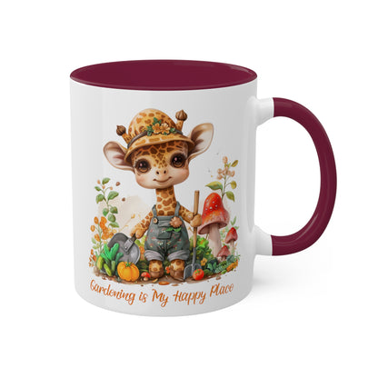 Giraffe Gardener Mug