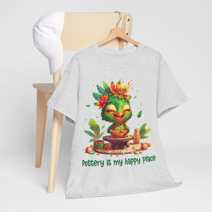 Peacock Pottery Tee