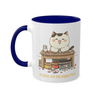 Cat Puzzler Mug