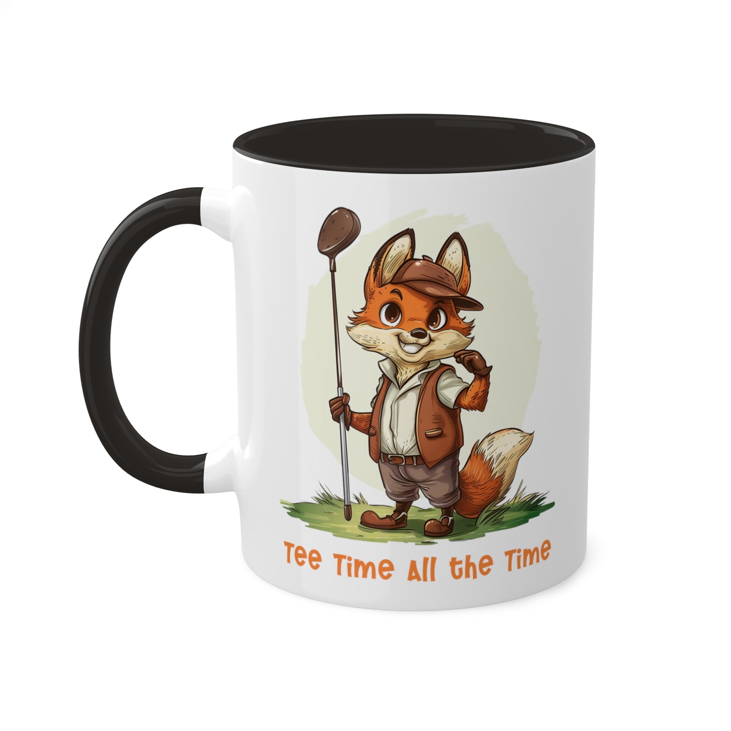 Fox Golfer Mug