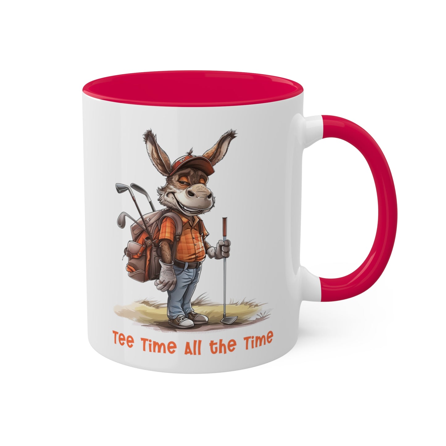 Donkey Golfing Mug