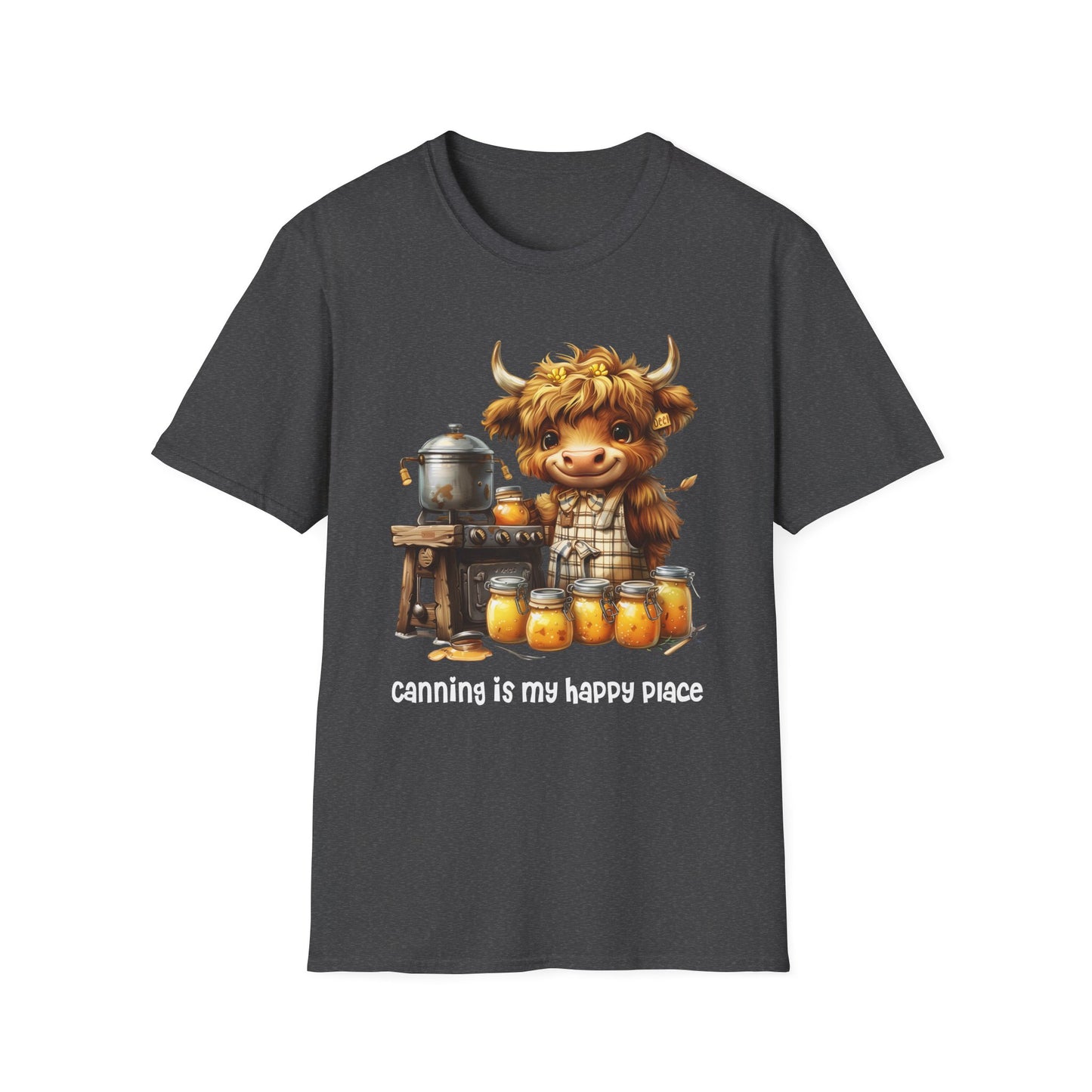 Highland Cow Canning Softstyle T-Shirt