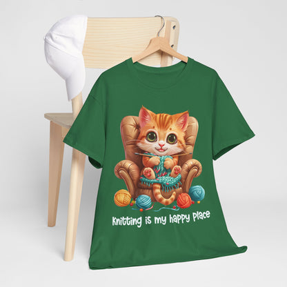 Cat Knitter Tee