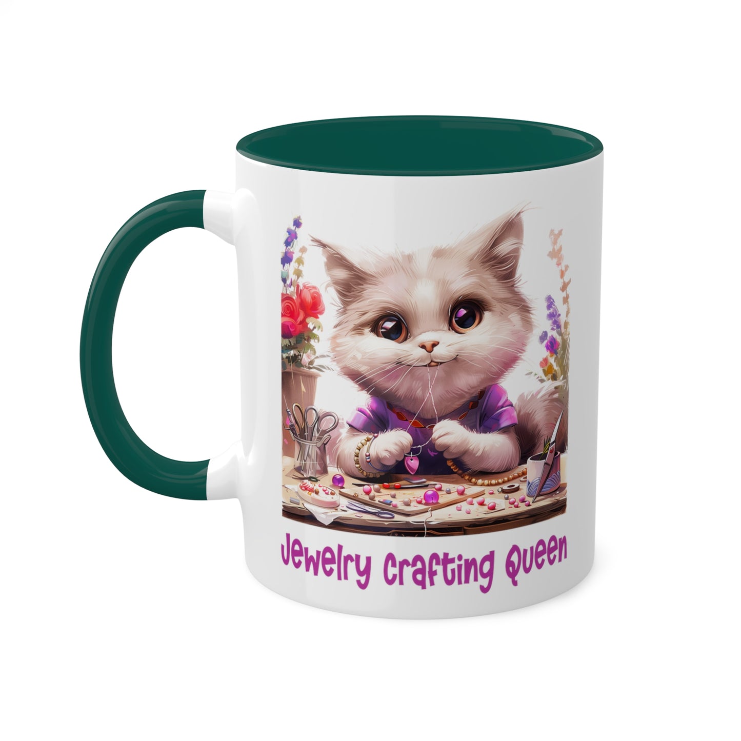 Cat Jewelry Maker Mug