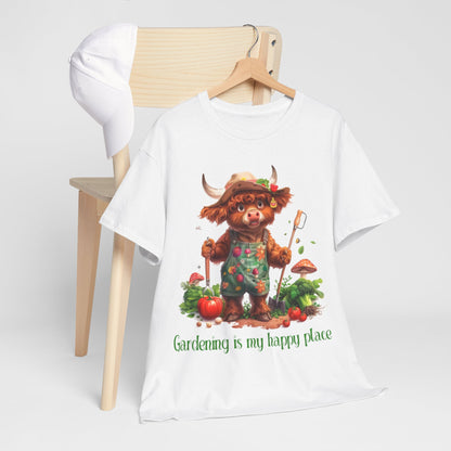 Highland Cow Gardener Tee