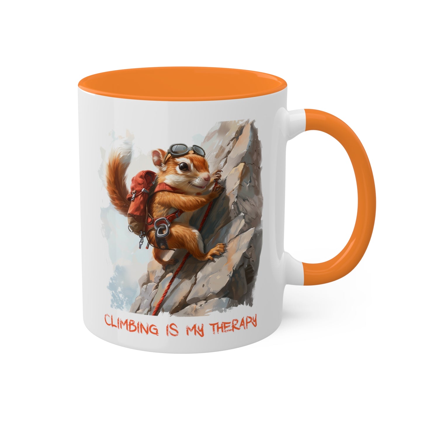 Squirrel Rock Climber Mug