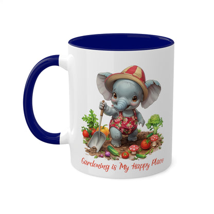 Elephant Gardener Mug