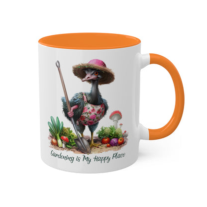 Ostrich Gardener Mug