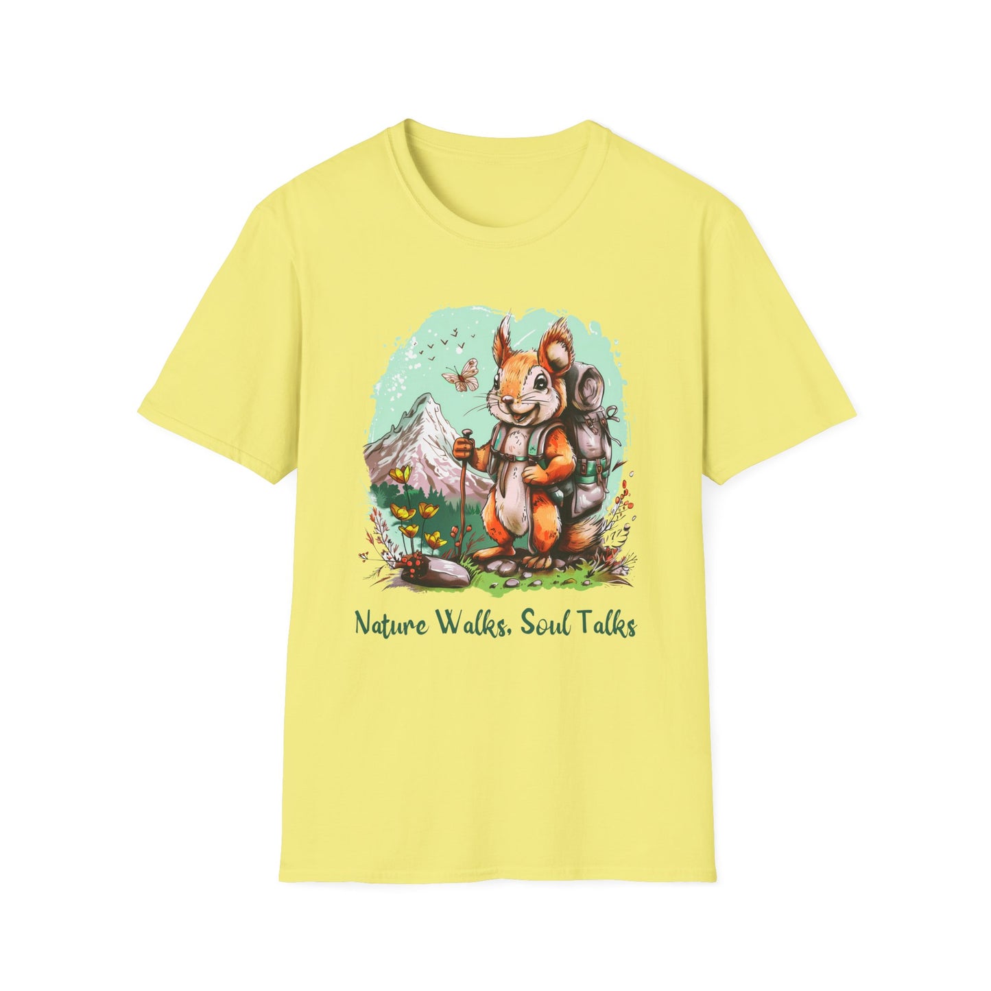 Squirrel Hiker Softstyle T-Shirt