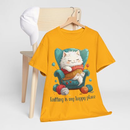 Cat Knitter Tee