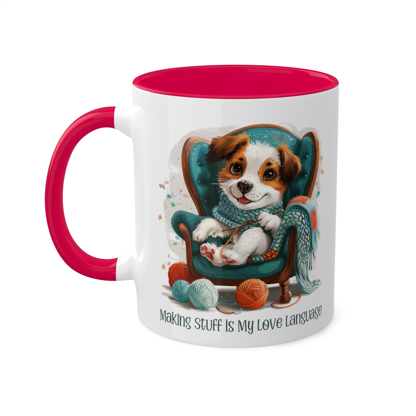 Dog Crocheter Mug