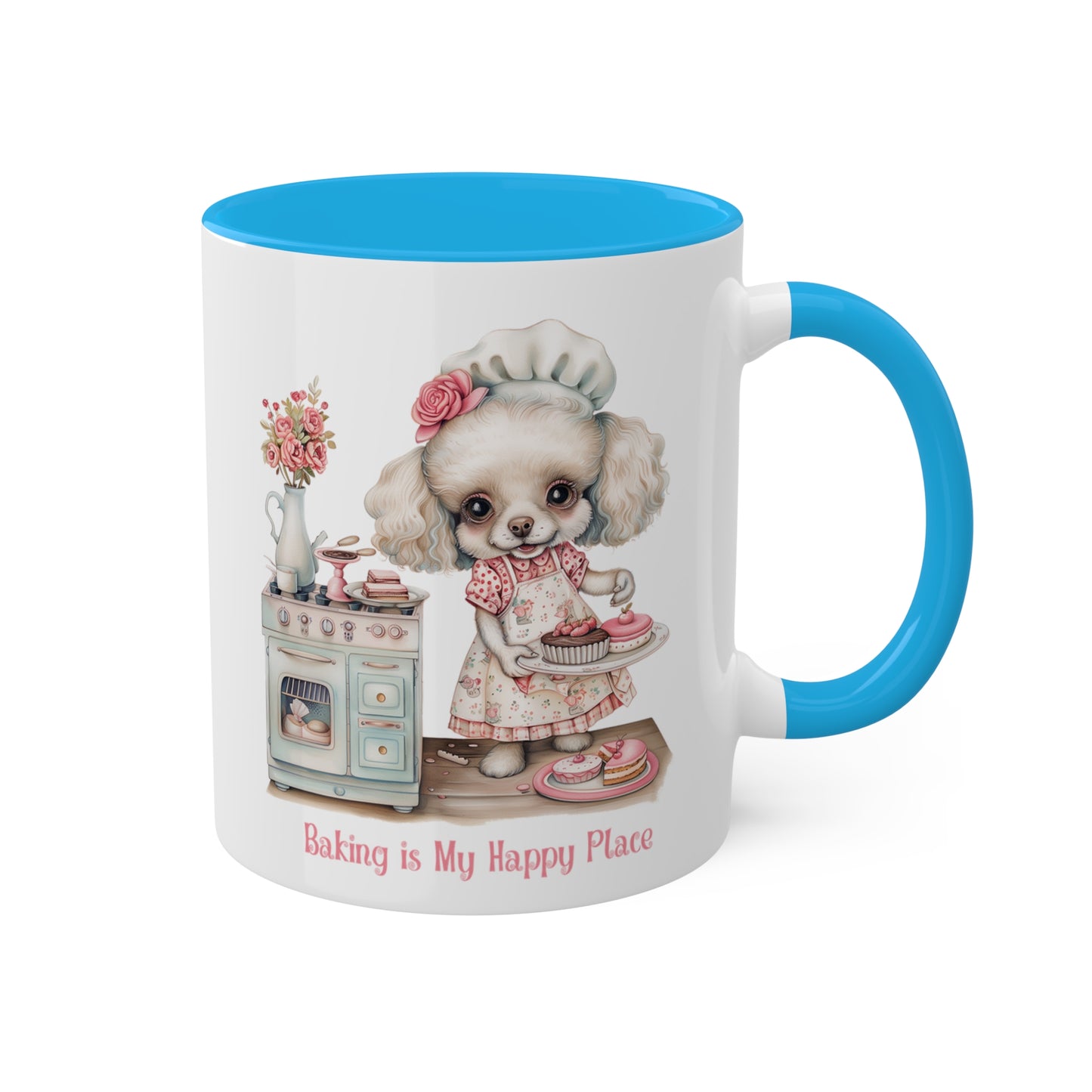 Poodle Baker Mug