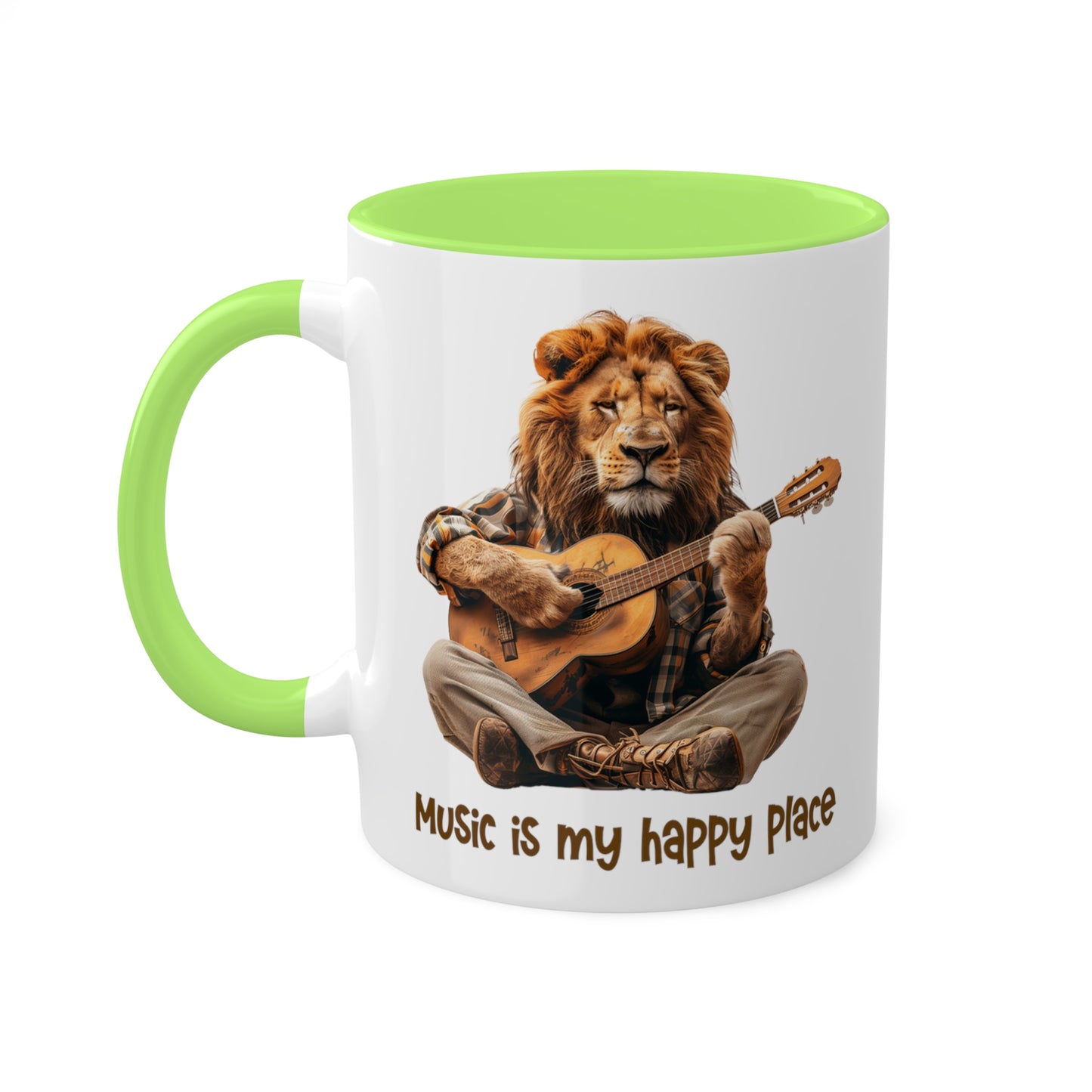 Lion Musician Mug