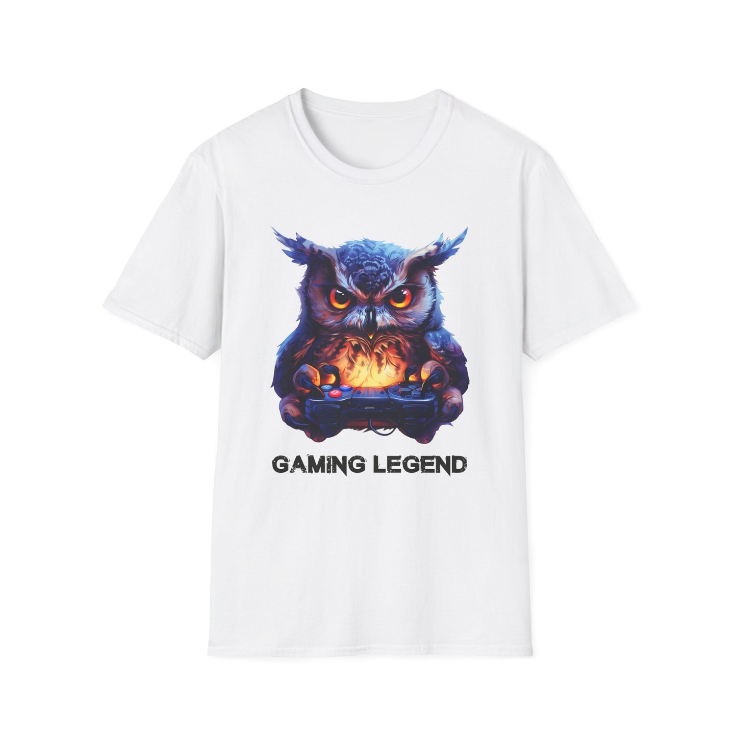 Owl Gamer Unisex Softstyle T-Shirt