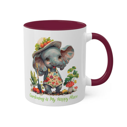 Elephant Gardener Mug