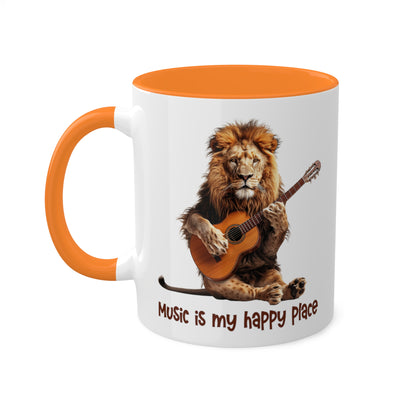 Lion Musician Mug