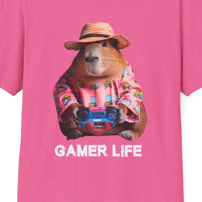 Capybara Gamer Unisex Softstyle T-Shirt