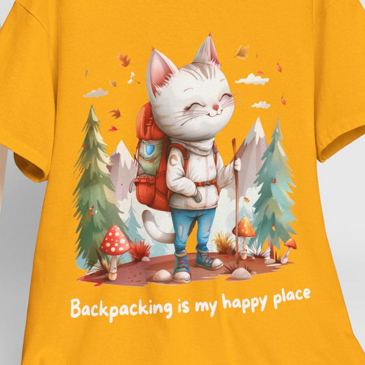 Cat Backpacker Tee