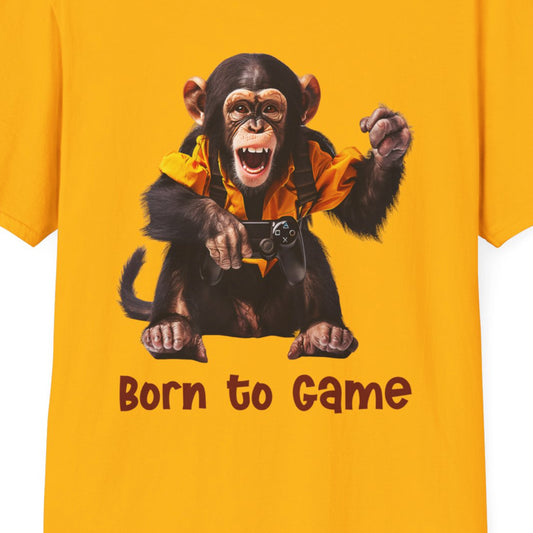 Monkey Gamer Unisex Softstyle T-Shirt