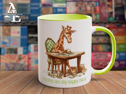 Giraffe Puzzler Mug